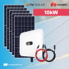 10 кВт TW Solar 550W + Huawei трехфазная Фотоэлектрическая Система On-Grid